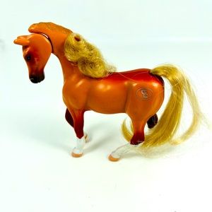 Vintage GC Empire Grand Champions Horse Action Figure Toy Light Brown 1997